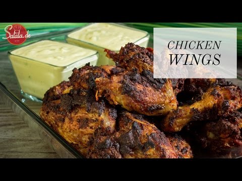 Chicken Wings Marinade selber machen - Low Carb kochen glutenfrei salala.de Hot Wings