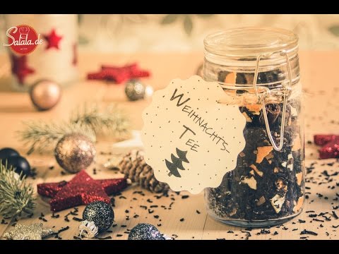 Weihnachtstee selber machen | DIY Weihnachtsgeschenk Last Minute | Low Carb Getränk | salala.de