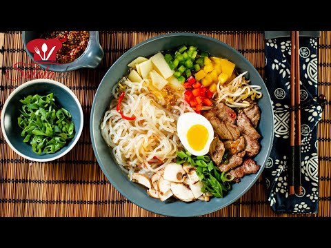 Keto Ramen Style 🍜 Konjak Nudelsuppe mit Shileo Nudeln I Keto Rezept