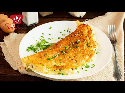 Luftiges Käse-Omelette 🧀 als Keto-Frühstück zum Eierfasten I Rezept