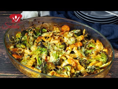 Sooo unfassbar lecker und einfach 🐓🥦🧀 Hähnchen Brokkoli AUFLAUF mit Gouda I LOW CARB Rezept