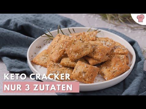 3-ZUTATEN-KETO-CRACKER 😮: knusprig, lecker und kohlenhydratarm!