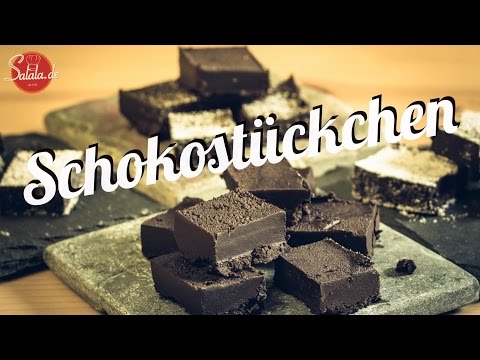 Schokostueckchen ohne Zucker Low Carb glutenfrei - Salala Versuchsküche Folge 3 - salala.de