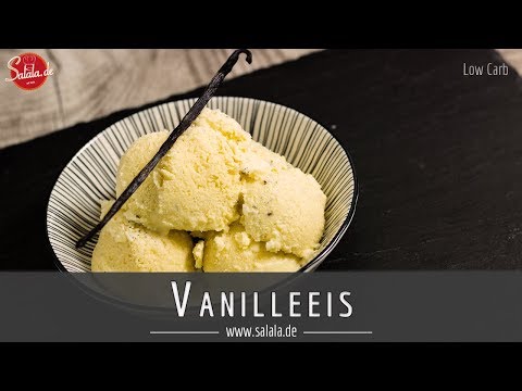 Ultra leckeres Low Carb Vanilleeis ohne Eismaschine selber machen ohne Zucker