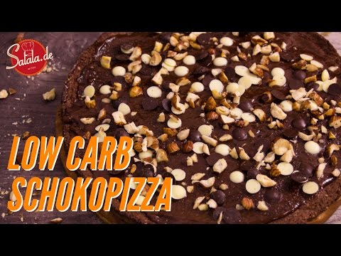 Schokopizza wie von Dr. Oetker selber machen Low Carb ohne Zucker