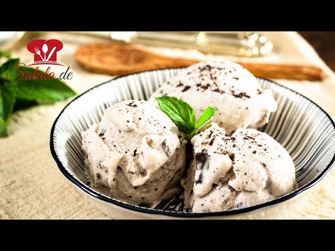 KOKOS-STRACCIATELLA-Limette Eis 🍨 selber machen ohne Zucker I Low Carb Rezept