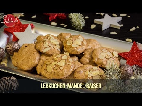 Lebkuchen-Mandel-Baiser Low Carb backen zuckerfrei Weihnachtsbäckerei salala.de