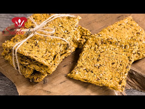 Knäckebrot selber machen Low Carb Rezept V3 ohne Mehl und glutenfrei