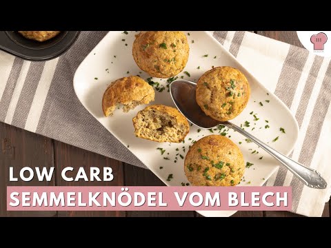 Semmelknödel aus dem Backofen - so lecker 😋 und wenig Kohlenhydrate // Low Carb und Keto Rezept