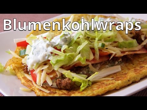 Blumenkohlwraps Low Carb - Low Carb kochen - salala.de