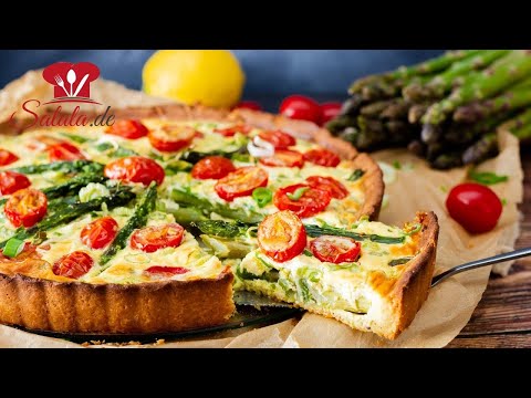 Low Carb Spargeltarte Rezept total lecker einfach selber nachbacken I Lecker im Frühling