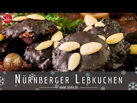 Nürnberger Lebkuchen Rezept Low Carb und glutenfrei - Weihnachtsgebäck - salala.de