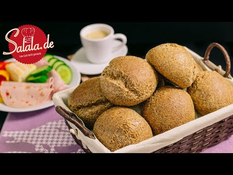 Keto-Brötchen I Low Carb Brot Rezept Sonntags-Semmeln I 1. Video von salala.de