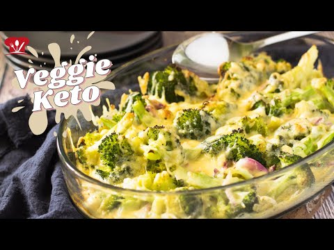 Brokkoli Feta Auflauf 🥦 // KETO und Low Carb Rezept // vegetarisch