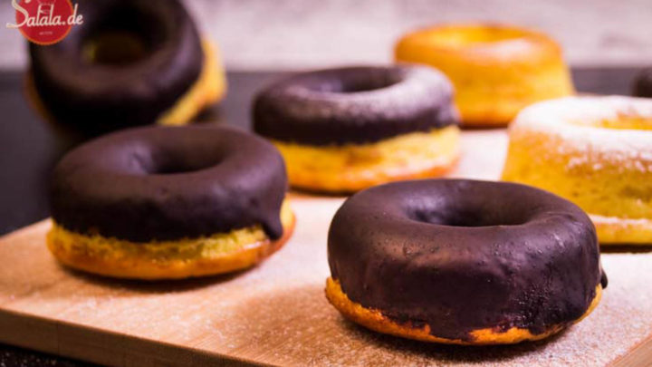 donuts doughnuts low carb glutenfrei backen salala.de Rezept
