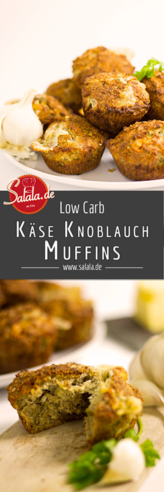 Käse-Knoblauch-Muffins | low carb • salala.de