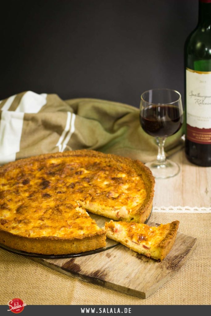 Quiche Lorraine low carb glutenfrei • salala.de