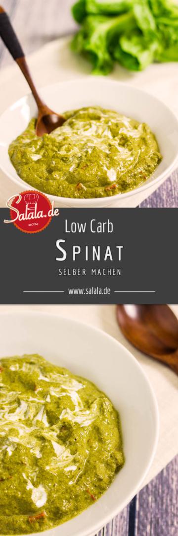 Rahmspinat aus frischem Spinat • salala.de