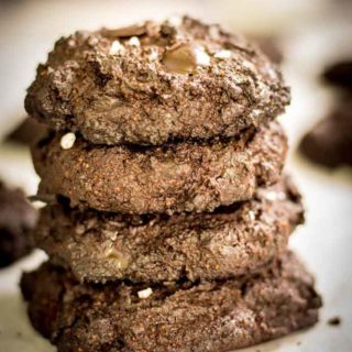 Keto Chocolate Cookies by salala.de Rezept Low Carb und glutenfrei ohne Mehl und Zucker mit dunkler Schokolade 7