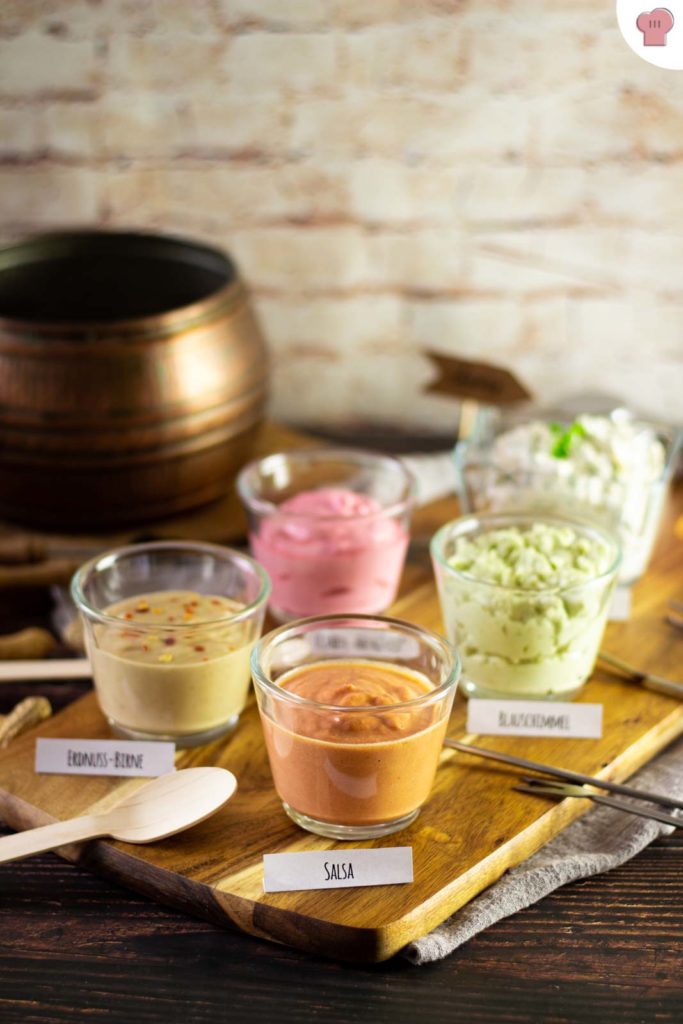 Salsa Fondue Soße Low Carb Rezept