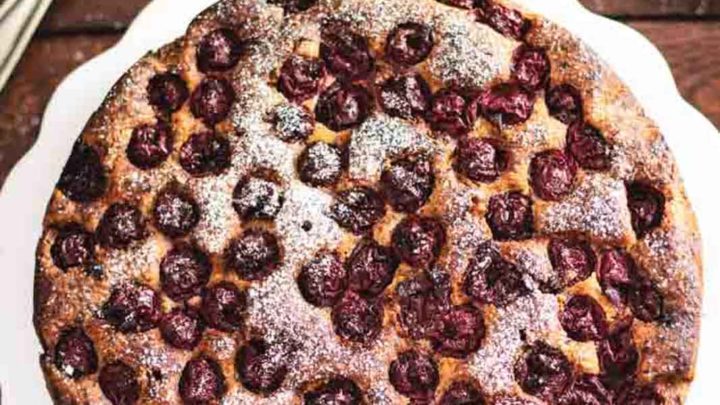 Versunkener Kirschkuchen ohne Mehl mit Schokolade I Low Carb Rezept 20200730 Pinterest salala.de Hochkant 1