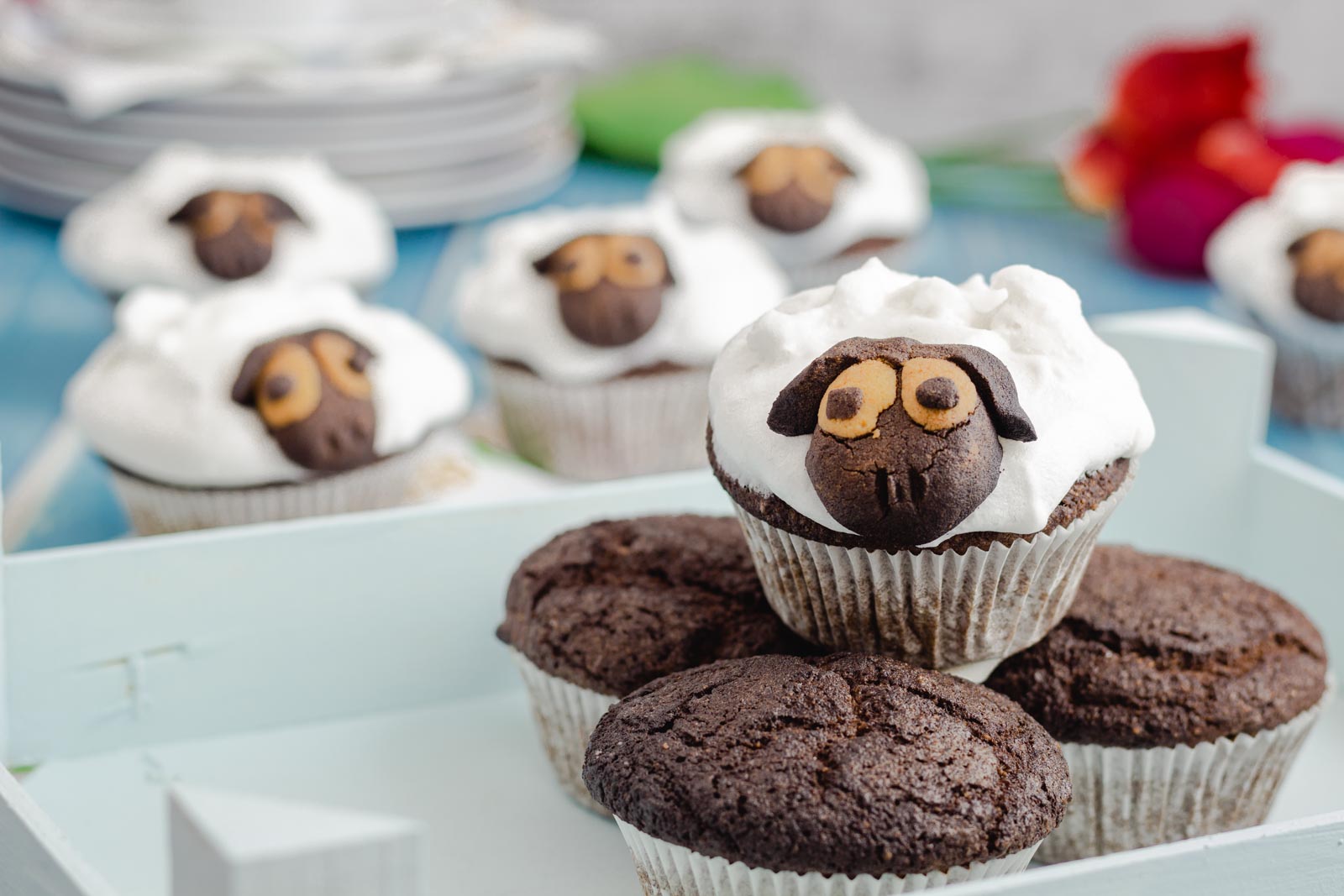 Sch&auml;fchenmuffins ohne Zucker Keto Rezept