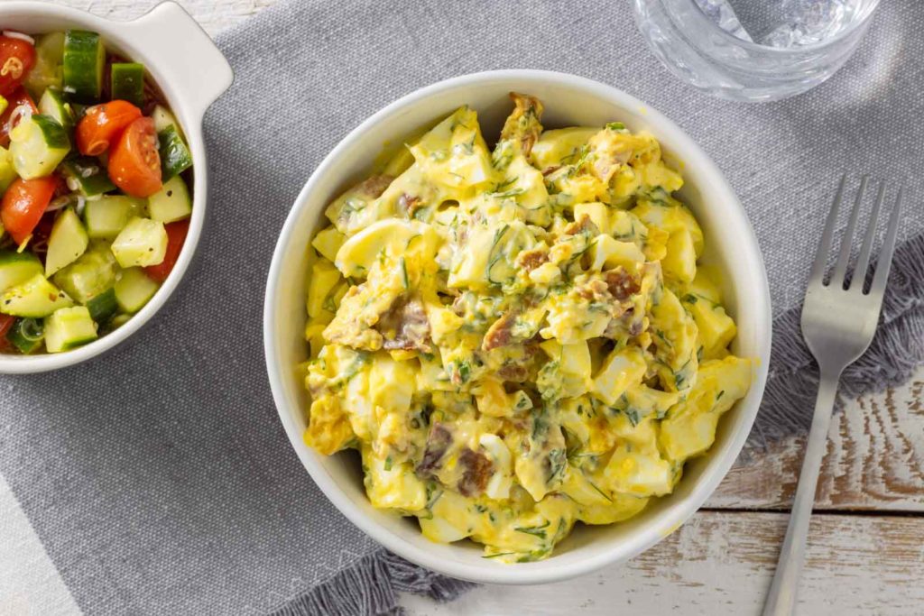 Eiersalat ohne Mayo Keto Rezept