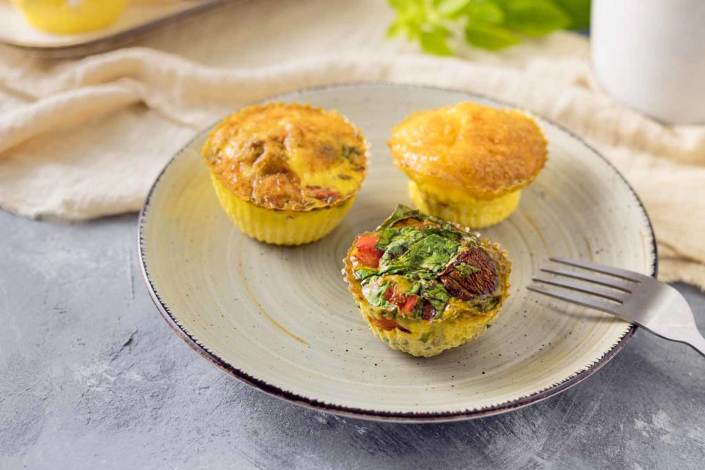 3 verschiedene Keto Frühstücksmuffins