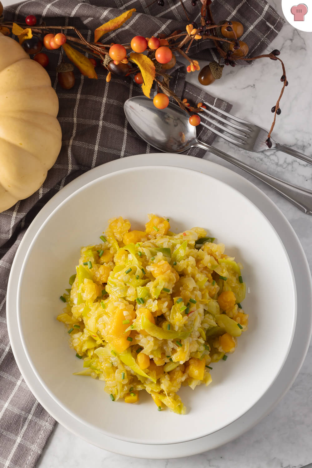 Butternuss-Risotto mit Shileo Konjak Reis • salala.de