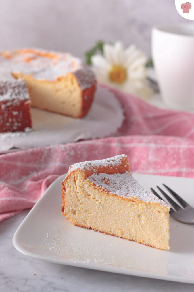 Käsekuchen ohne Boden - Low Carb Grundrezept • salala.de