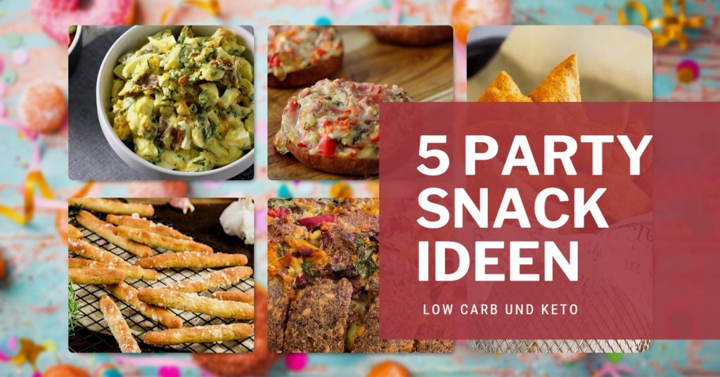 5 Party Snacks kohlenhydratarm