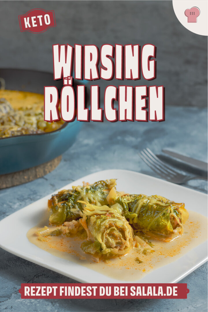 Wirsingröllchen in Sahnesauce • salala.de