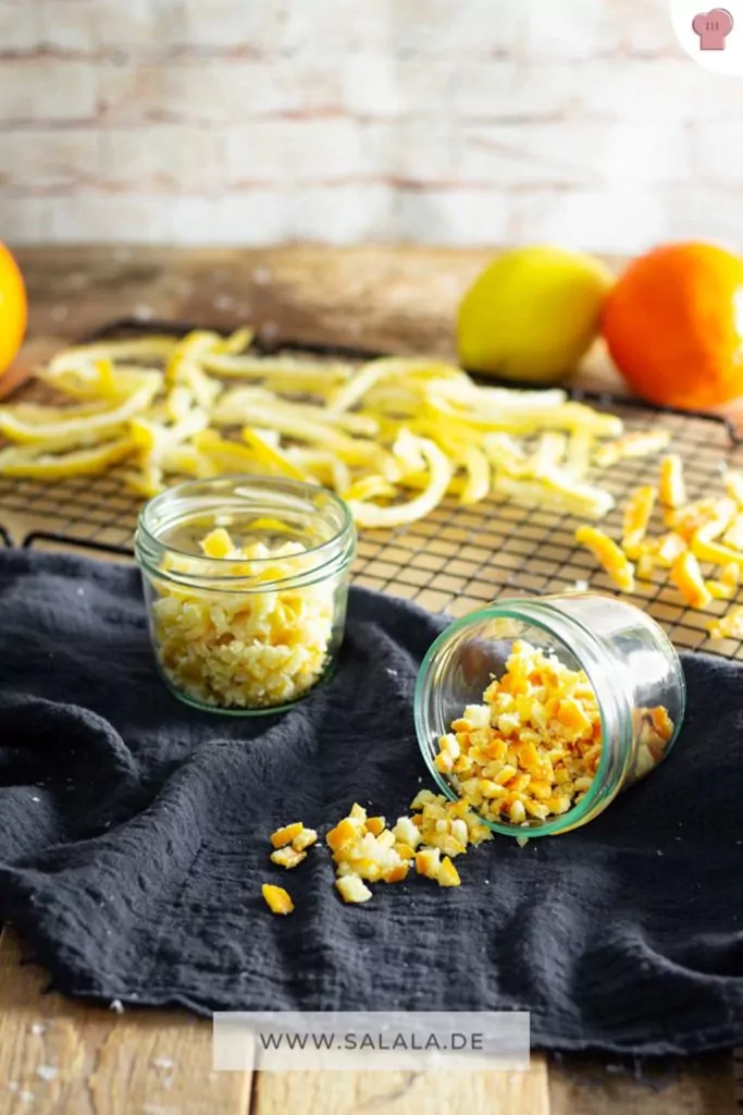 Zitronat und Orangeat ohne Zucker
