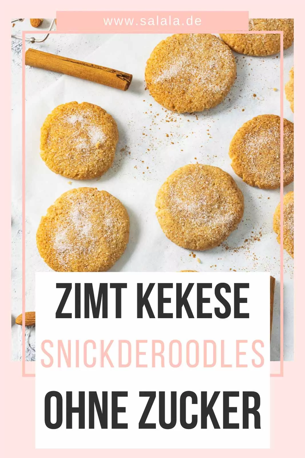 Snickerdoodles Zimtkekse ohne Zucker