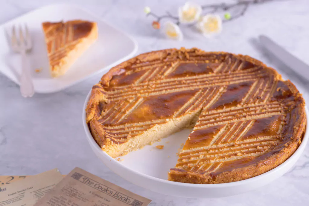 Low Carb Butterkuchen auf einem Teller